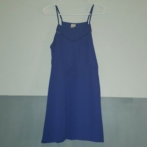 Paper Crane Tie Waist Royal Blue Sundress. S